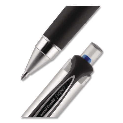 Image of uniball® 207 Impact RT Gel Retractable Pen Refills, Bold 1 mm Conical Tip, Black Ink, 2/Pack