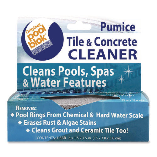 Image of Pumie® Tile and Concrete Cleaner, 6 x 1.5, Gray, 12/Carton