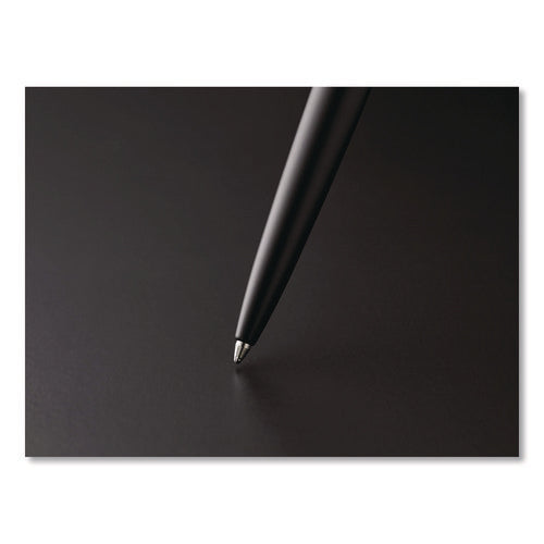 Image of Parker® Jotter Bond Street Ballpoint Pen, Retractable, Medium 1 mm, Blue Ink, Black/Chrome Barrel