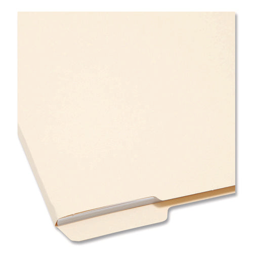 Image of Smead End Tab File Folder, 1/3-Cut Tabs: Assorted, Letter Size, 0.75" Expansion, Manila, 100/Box
