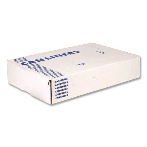 Image of Heritage Linear Low-Density Can Liners, 33 gal, 0.65 mil, 33 x 39, Clear, Roll, 250/Carton