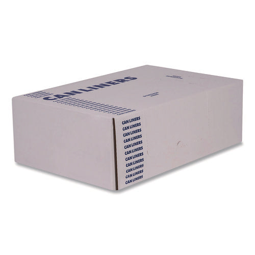 Image of Heritage High-Density Waste Can Liners, 33 gal, 16 mic, 33 x 40, Black, Roll, 250/Carton