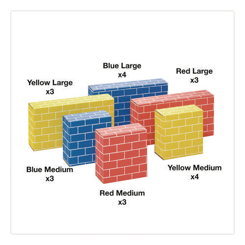Image of Bankers Box® At Play Cardboard Building Block, 32-ECT Corrugated Board, Assorted, 20/Pack