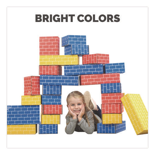 Image of Bankers Box® At Play Cardboard Building Block, 32-ECT Corrugated Board, Assorted, 20/Pack
