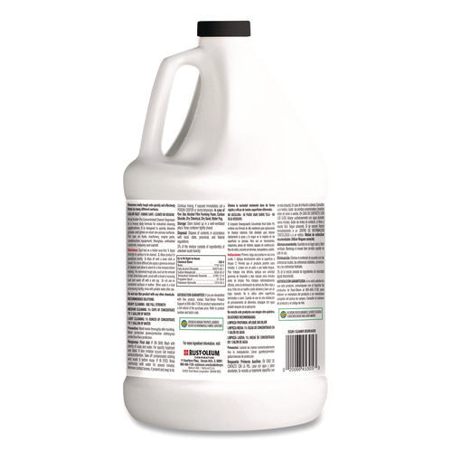 Image of Rust-Oleum® Concentrated Cleaner Degreaser, 1 gal Bottle, 4/Carton