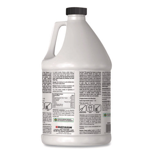 Image of Rust-Oleum® Concentrated Low Foam Industrial Floor Cleaner, Lemon Scent, 1 gal Bottle, 4/Carton