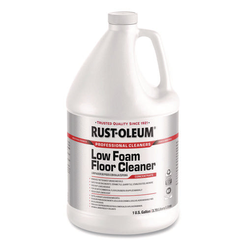 Image of Rust-Oleum® Concentrated Low Foam Industrial Floor Cleaner, Lemon Scent, 1 gal Bottle, 4/Carton