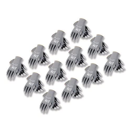Image of G-Tek® Gp Polyurethane-Coated Nylon Gloves, Small, Gray, 12 Pairs
