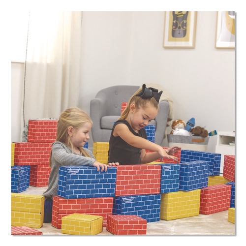 Image of Bankers Box® At Play Cardboard Building Block, 32-ECT Corrugated Board, Assorted, 20/Pack
