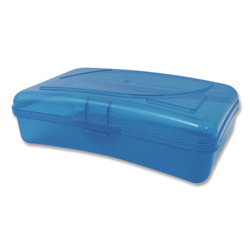 Image of Cra-Z-Art® Plastic School Box, 1 Compartment, 8 x 5.13 x 2.13, Randomly Assorted Colors