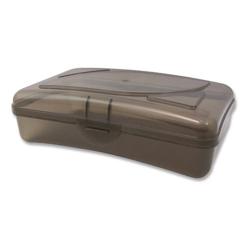 Image of Cra-Z-Art® Plastic School Box, 1 Compartment, 8 x 5.13 x 2.13, Randomly Assorted Colors