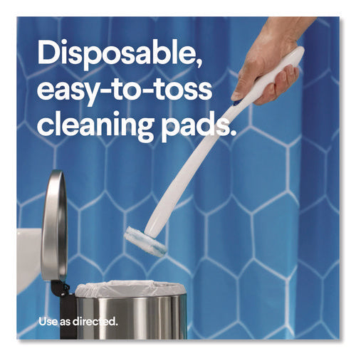 Image of Clorox® Toiletwand Disposable Toilet Cleaning System: Handle, Caddy And Refills, White, 6/Carton