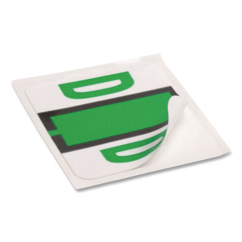 Image of Smead A-Z Color-Coded End Tab Filing Labels, D, 1 X 1.25, White, 500/roll