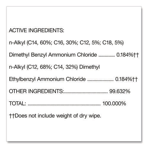 Image of Clorox® Disinfecting Wipes, Cleaning Wipes, 1-Ply, 7 x 8, Fresh Scent/Citrus Blend, 35/Canister, 3/Pack, 5 Packs/Carton
