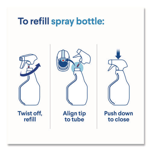 Image of Clorox® Clean-Up Multi-Surface Cleaner with Bleach, 32 oz Spray Bottle, Rain Clean Scent, 9/Carton