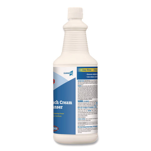 Image of Clorox® Bleach Cream Cleanser, Fresh Scent, 32 Oz Bottle, 8/carton