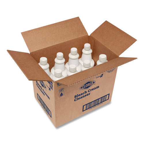Image of Clorox® Bleach Cream Cleanser, Fresh Scent, 32 Oz Bottle, 8/carton