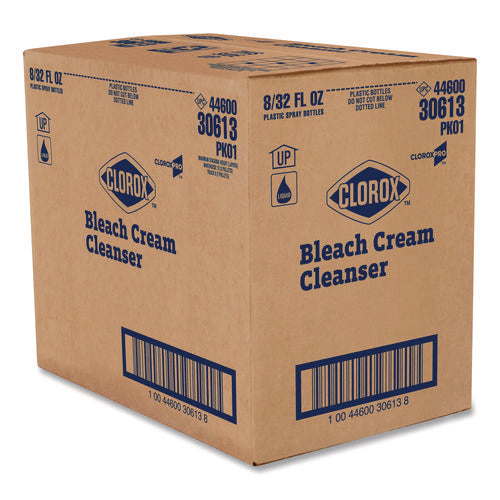 Image of Clorox® Bleach Cream Cleanser, Fresh Scent, 32 Oz Bottle, 8/carton