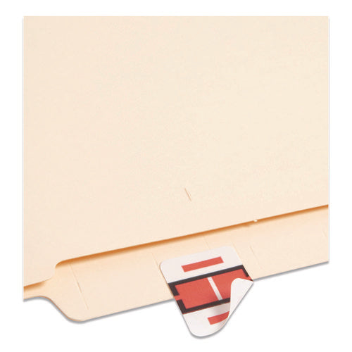 Image of Smead A-Z Color-Coded End Tab Filing Labels, I, 1 X 1.25, White, 500/roll