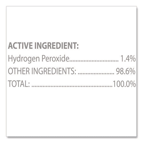 Image of Clorox Healthcare® Hydrogen Peroxide Cleaner Disinfectant Wipes, 6.75 x 5.75, Unscented, 155 Wipes/Canister