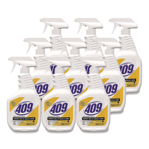 Image of Formula 409® Multi-Surface Cleaner, Lemon, 32 Oz Spray Bottle, 9/carton
