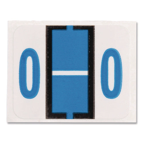 Image of Smead A-Z Color-Coded End Tab Filing Labels, O, 1 X 1.25, White, 500/roll
