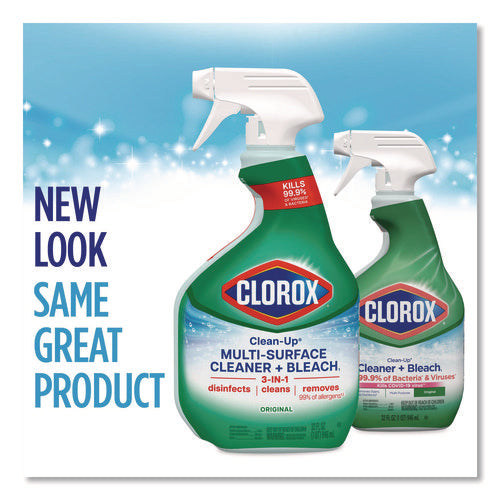 Image of Clorox® Clean-Up Multi-Surface Cleaner with Bleach, Original, 32 oz Spray Bottle, 9/Carton