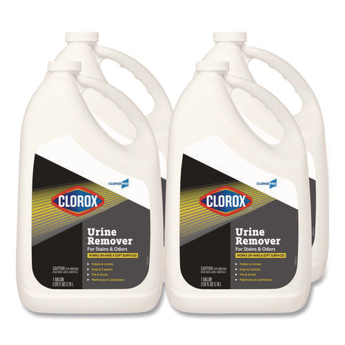 Image of Clorox® CloroxPro Urine Remover for Stains and Odors, 128 oz Refill Bottle, 4/Carton
