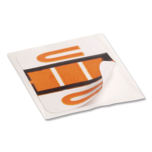 Image of Smead A-Z Color-Coded End Tab Filing Labels, U, 1 X 1.25, White, 500/roll