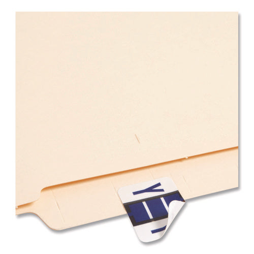 Image of Smead A-Z Color-Coded End Tab Filing Labels, Y, 1 X 1.25, White, 500/roll