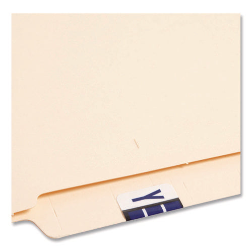 Image of Smead A-Z Color-Coded End Tab Filing Labels, Y, 1 X 1.25, White, 500/roll