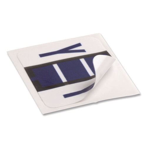 Image of Smead A-Z Color-Coded End Tab Filing Labels, Y, 1 X 1.25, White, 500/roll