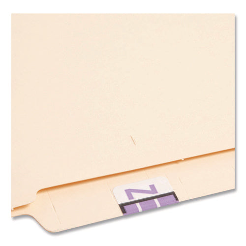 Image of Smead A-Z Color-Coded End Tab Filing Labels, Z, 1 X 1.25, White, 500/roll