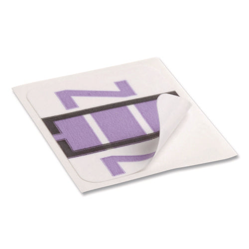 Image of Smead A-Z Color-Coded End Tab Filing Labels, Z, 1 X 1.25, White, 500/roll