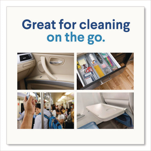 Image of Clorox® Disinfecting Cleaning Wipes, Flex Pack, 1-Ply, 8 x 7, Fresh Scent, White, 75 Towels/Box, 6 Boxes/Carton