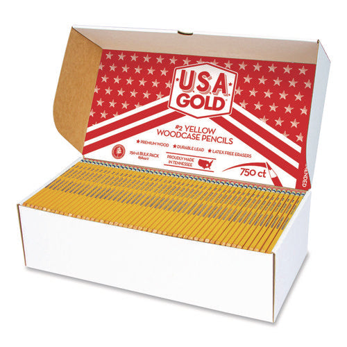 Image of Cra-Z-Art® School Pencils, HB (#2), Black Lead, Yellow Barrel, 750/Box