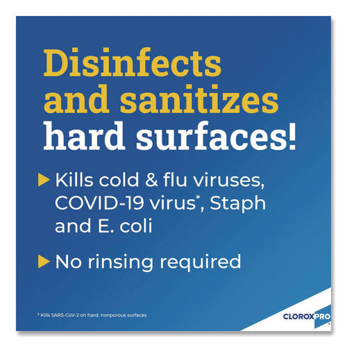 Image of Clorox® Anywhere Daily Disinfectant and Sanitizer, 128 oz Bottle, 4/Carton