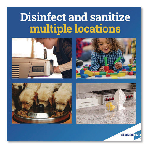 Image of Clorox® Anywhere Daily Disinfectant and Sanitizer, 128 oz Bottle, 4/Carton