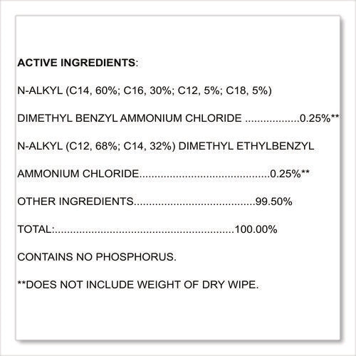 Image of Clorox Healthcare® VersaSure Cleaner Disinfectant Wipes, 1-Ply, 6.75 x 8, Fragranced, White, 85/Canister, 6 Canisters/Carton