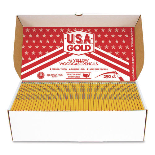 Image of Cra-Z-Art® School Pencils, HB #2, Black Lead, Yellow Barrel, 250/Box