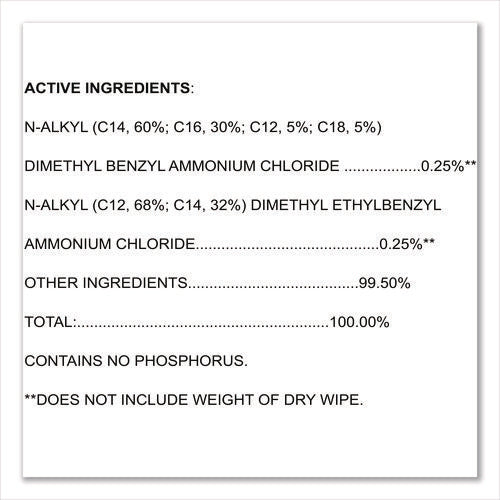 Image of Clorox Healthcare® VersaSure Cleaner Disinfectant Wipes, 1-Ply, 6 x 5, Fragranced, White, 150/Canister, 6 Canisters/Carton