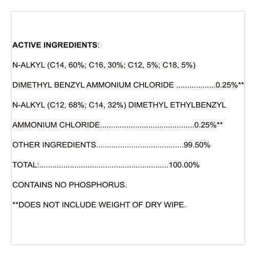 Image of Clorox Healthcare® VersaSure Cleaner Disinfectant Wipes, 1-Ply, 12 x 12, Fragranced, White, 110/Bucket