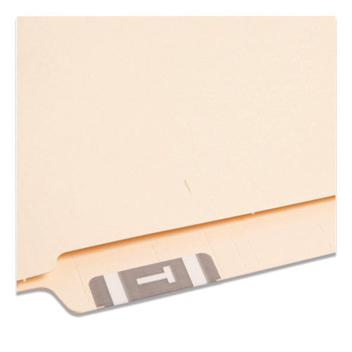 Image of Smead Alphaz Color-Coded Second Letter Alphabetical Labels, T, 1 X 1.63, Gray, 10/sheet, 10 Sheets/pack