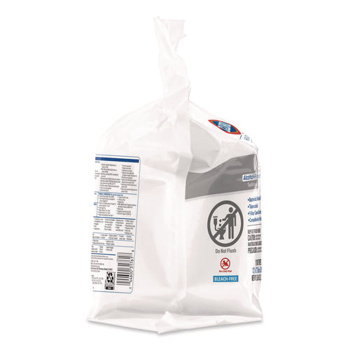 Image of Clorox Healthcare® VersaSure Cleaner Disinfectant Wipes, Refill, 1-Ply, 12 x 10, Fragranced, White, 110/Pouch, 2 Pouches/Carton