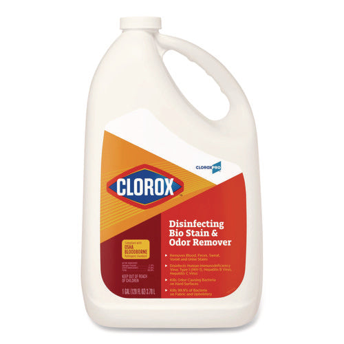 Image of Clorox® Disinfecting Bio Stain And Odor Remover, Fragranced, 128 Oz Refill Bottle