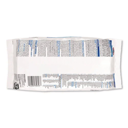 Image of Clorox Healthcare® Bleach Germicidal Wipes, Disinfectant Wipes, 1-Ply, 6.75 x 9, Unscented, White, 100 Wipes/Flex-Pack, 6 Flex-Packs/Carton
