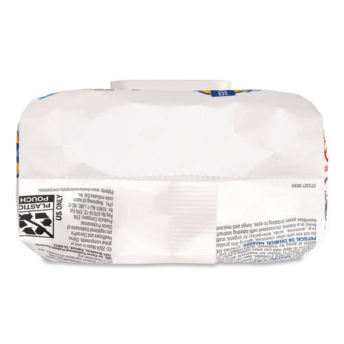 Image of Clorox Healthcare® Bleach Germicidal Wipes, Disinfectant Wipes, 1-Ply, 6.75 x 9, Unscented, White, 100 Wipes/Flex-Pack, 6 Flex-Packs/Carton
