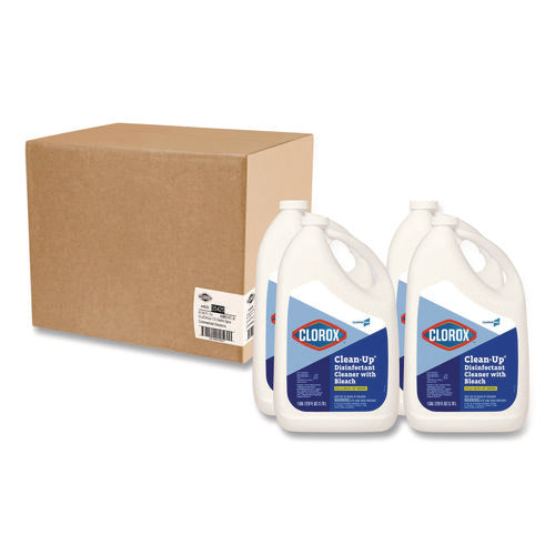 Image of Clorox® CloroxPro Clean-Up Disinfectant Cleaner with Bleach, 128 oz Refill Bottle, 4/Carton