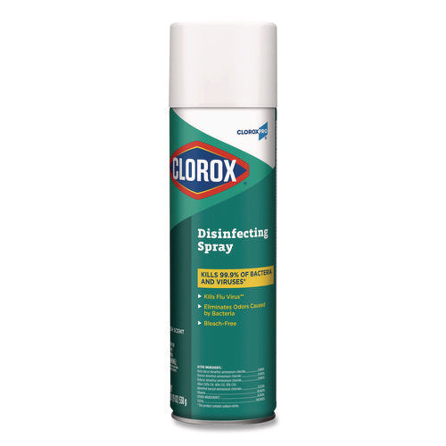Image of Clorox® Disinfecting Spray, Fresh, 19 Oz Aerosol Spray, 12/carton