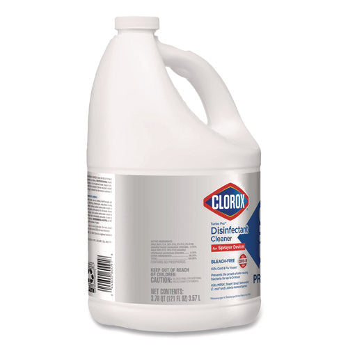 Image of Clorox® Turbo Pro Disinfectant Cleaner For Sprayer Devices, 121 Oz Bottle, 3/carton